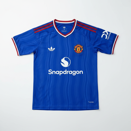 Man United Away Jersey Front – Professional Flat Lay