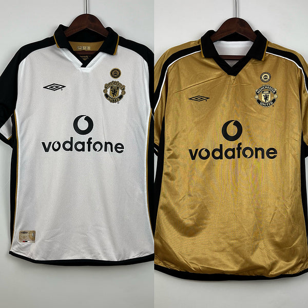 Manchester United 2001-02 Reversible Away and Third - Retro Shirt