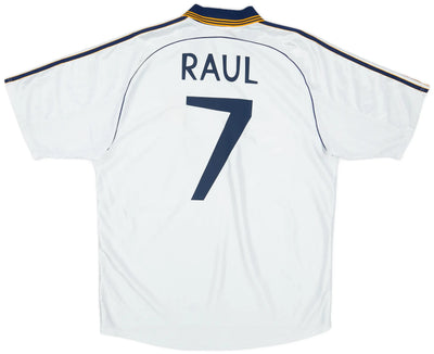 Real Madrid Home 1998-00 RAUL shirt - Retro Shirt