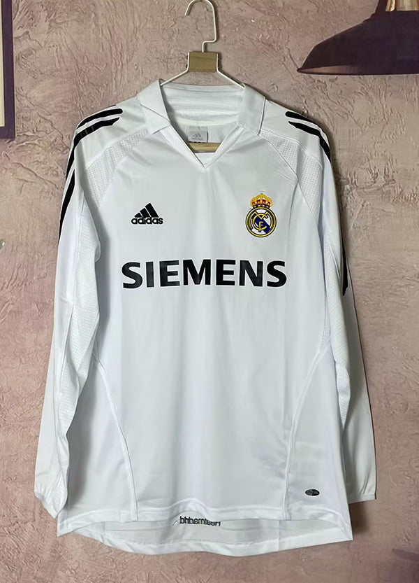Real Madrid Home 2005-06 Retro Shirt (Full Sleeves)