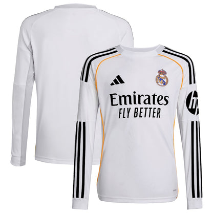 Real Madrid Home 2025-26 - Stadium Kit (Full Sleeves)