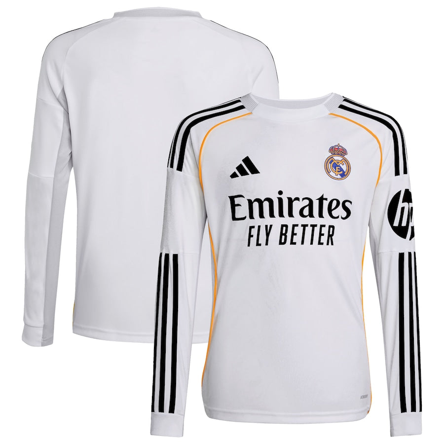 Real Madrid Home 2025-26 - Stadium Kit (Full Sleeves)