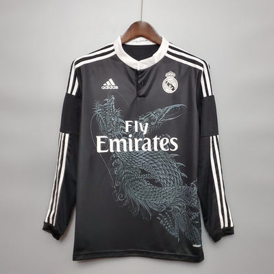 Real Madrid Away 2014-15 Retro Shirt (Full Sleeves)