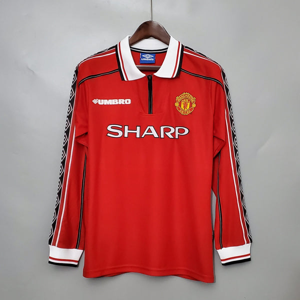 Manchester United Home 1998 - Retro Shirt (Full Sleeves)