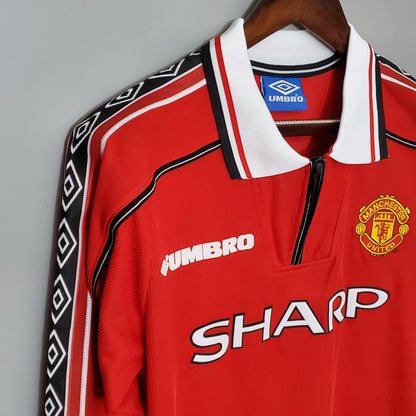 Manchester United Home 1998 - Retro Shirt (Full Sleeves)