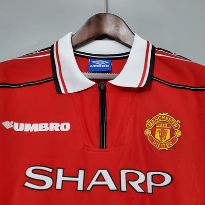 Manchester United Home 1998 - Retro Shirt (Full Sleeves)